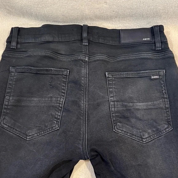 AMIRI MX1 Distressed Jeans - black - ·